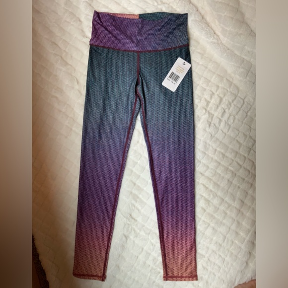 NWT Sol & Mane Cora Fade Full legging Purple/Grey Size Medium - Picture 3 of 5